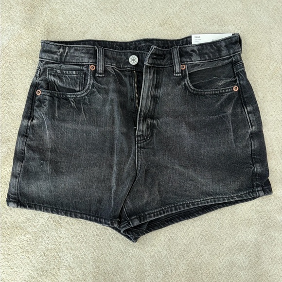 American Eagle Outfitters Pants - American Eagle Outfitters Black Washed Denim Shorts